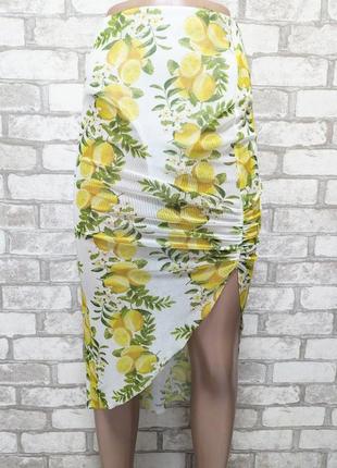 Пляжная юбка + плавки 2 в 1 меди сетка с драпировкой от missguided