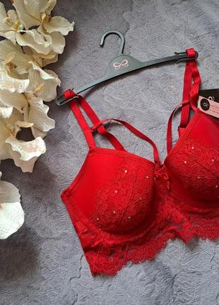 Мереживний бюстгальтер бюстьє hunkemoller 75d