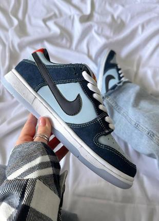 Женские кроссовки nike dunk low pro coastal blue