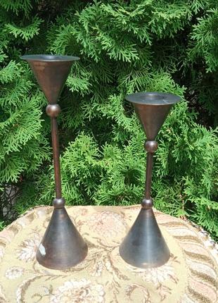 Подсвечники винтажные из латуни от memphis