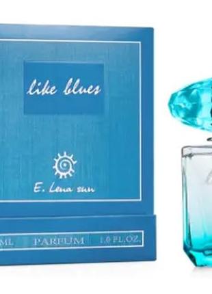 Подарок женщине/девушке: парфюм e. lena sun like blues 30ml, тушь senana, 3-х цв.база/макияж, подставка+свеча2 фото