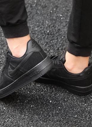 Кроссовки nike air force 1 low black  🖤🖤🖤 6