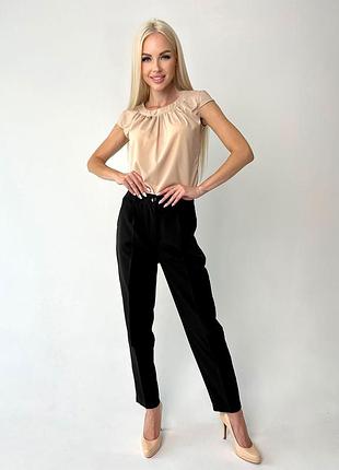 Класичні вкорочені брюки6 фото
