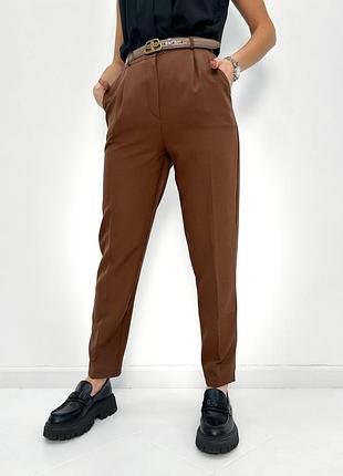 Класичні вкорочені брюки8 фото