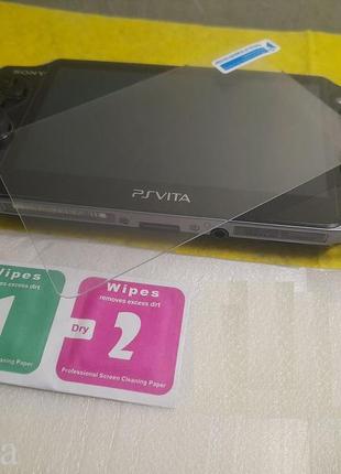 Защитное стекло на экран (не пленка) для sony play station ps vita fat pch 1000 пс вита фат скло