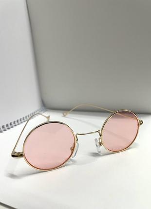 Дитячі окуляри з рожевим склом 💛