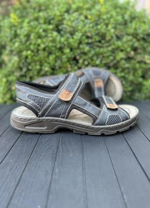 Rieker сандали 42 размер оригинал босоножки мужские