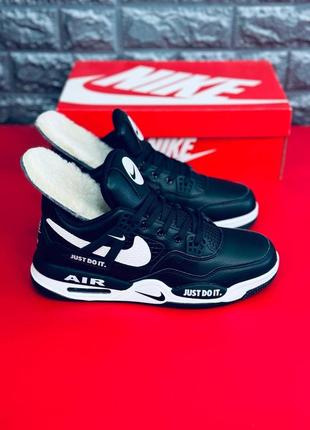 Nike чоловічі жіночі кросівки зима чорні