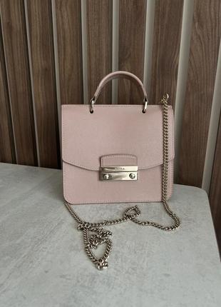 Сумка furla пудрового кольору