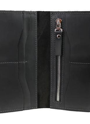 Гаманець жіночий шкіряний великий фуксія7 фото