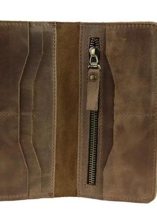 Гаманець жіночий шкіряний великий фуксія10 фото