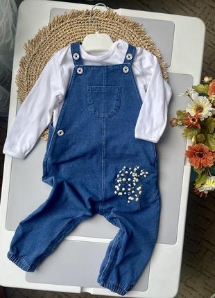 Комбинезон, джинсовый комбинезон, ромпер