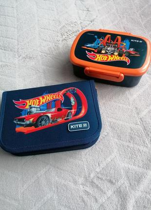 Пенал kite hot wheels