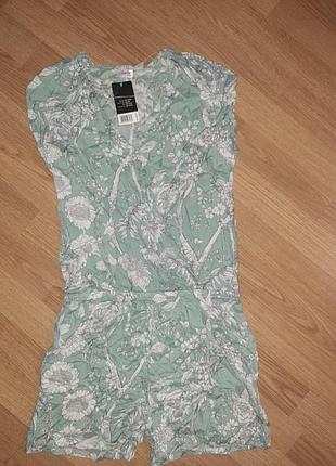 Женская пижама esmara xs 32/34 наш 42-44, цельная нижняя вискоза, летний комбинезон