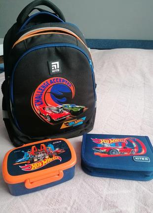 Шкільний рюкзак kite hot wheels