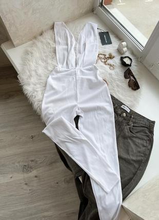 Ідеальний білий комбез ромпер plt