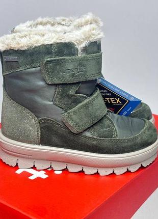 Зимние кожаные ботинки superfit flavia gore-tex 26 р, детские сапоги суперфит на девочку3 фото