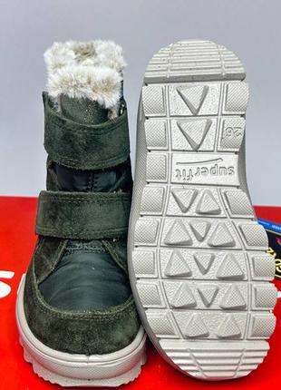 Зимние кожаные ботинки superfit flavia gore-tex 26 р, детские сапоги суперфит на девочку2 фото