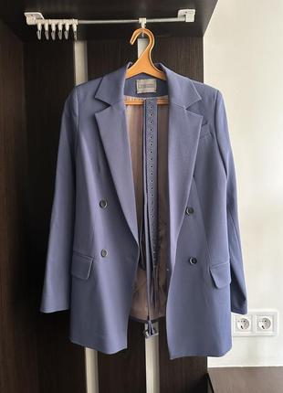 Пиджак leskizzo голубо-серого цвета