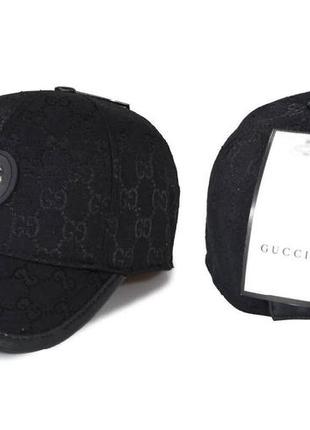 Кепка бейсболка gucci унисекс черная