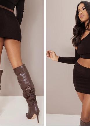Костюм топ спідниця prettylittlething