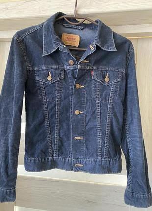 Пиджак/куртка из микровельвета levis s💙