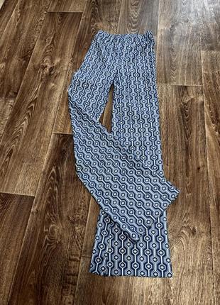 Брюки лосины клешь 2