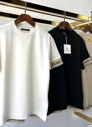 Футболка louis vuitton мужская черная