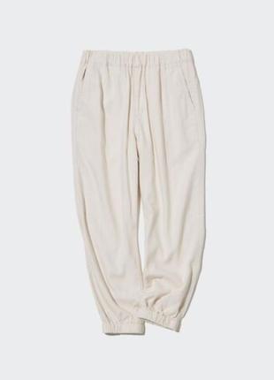 Джоггеры из смесового льна uniqlo