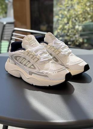 Кроссовки adidas wochenende New white beige2 фото