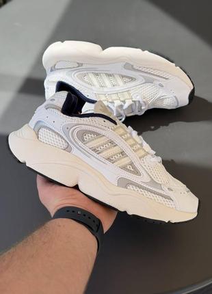 Кроссовки adidas wochenende New white beige9 фото