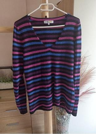 Джемпер в полоску шерсть/антора/кашемир🔥