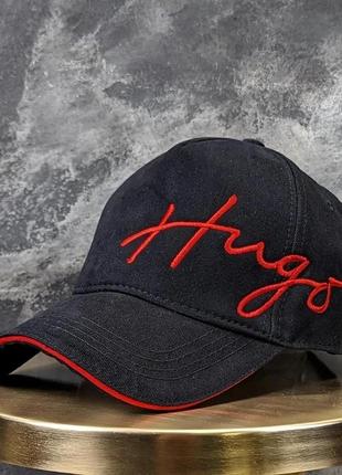 Кепка бейсболка hugo boss унисекс черная