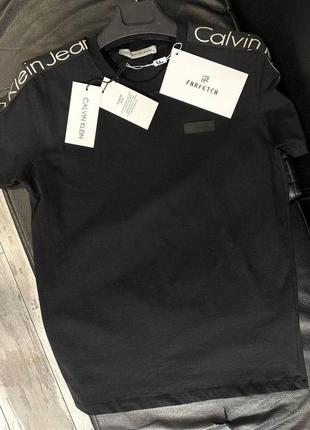 Футболка calvin klein мужская черная белая