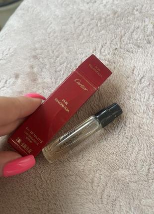 Пробник духов cartier оригинал pur magnolia 2 ml