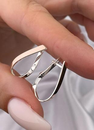 Серьги серебряные