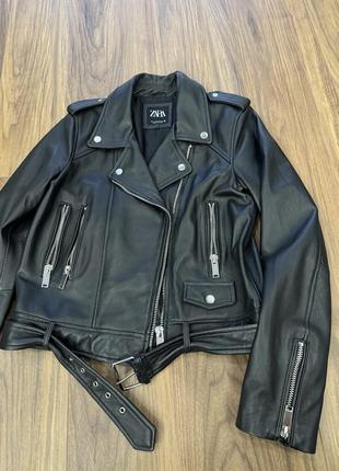 Куртка шкіряна zara