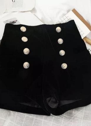 Шорты в стиле balmain