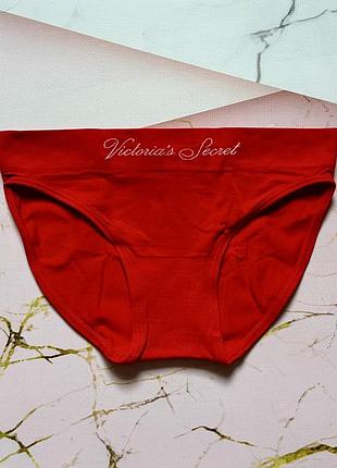 Червоні безшовні трусики victoria's secret. оригінал