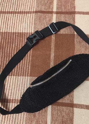 Оригінальна сумка через плече банка плюшевої тканини gap