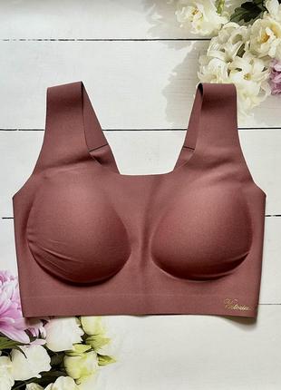 Бесшовный топ виктория сикрет lounge unlined scoop bra