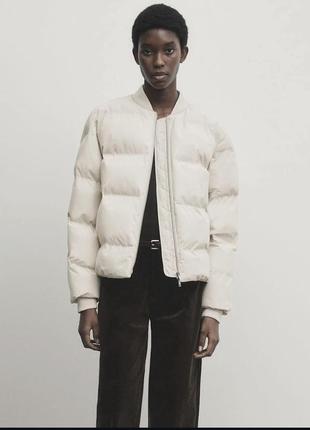 Куртка пуховик massimo dutti
