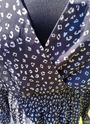 Легкое платье на резинке-запах. производитель туречки.