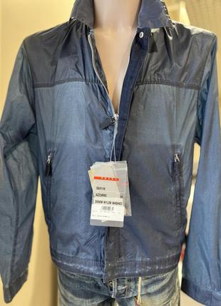 Ветровка с эффектом состаренности prada