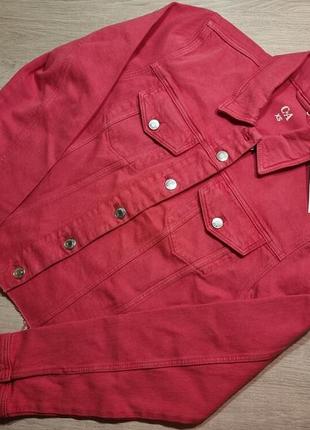 Женская джинсовая куртка с&amp;а хс размер
