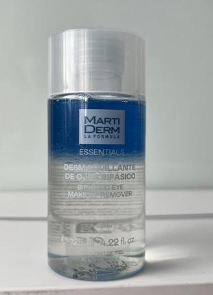 Martiderm essentials biphasic eye make-up remover двухфазное средство для снятия макияжа с глаз. новый