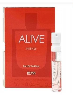 Hugo boss alive intense парфумована вода жіноча 1.2 мл пробник мініатюра