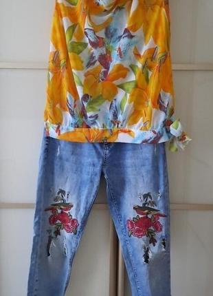 Комплект блуза+джинси dolce gabbana 44-46 р.