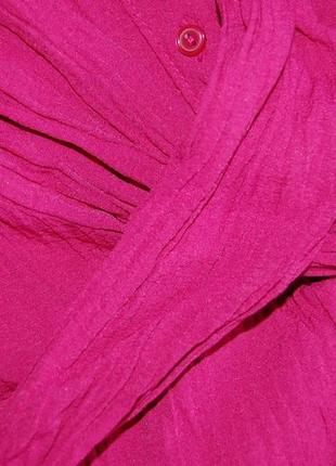 Эффектное ягодное натуральное платье-рубашка с узлом/рубашка платье из новой коллекции zar...