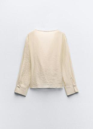 Сорочка на запах zara4 фото